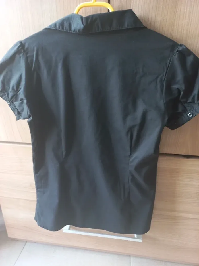 Chemise noire neuve Strebocks basic 38 - photo numéro 3