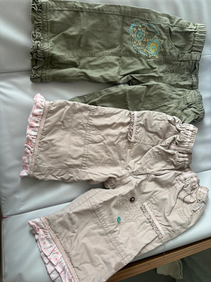 Lot de deux pantalons 6 mois