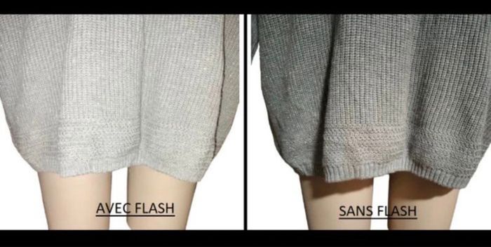 Pull gris/argenté taille M - photo numéro 6