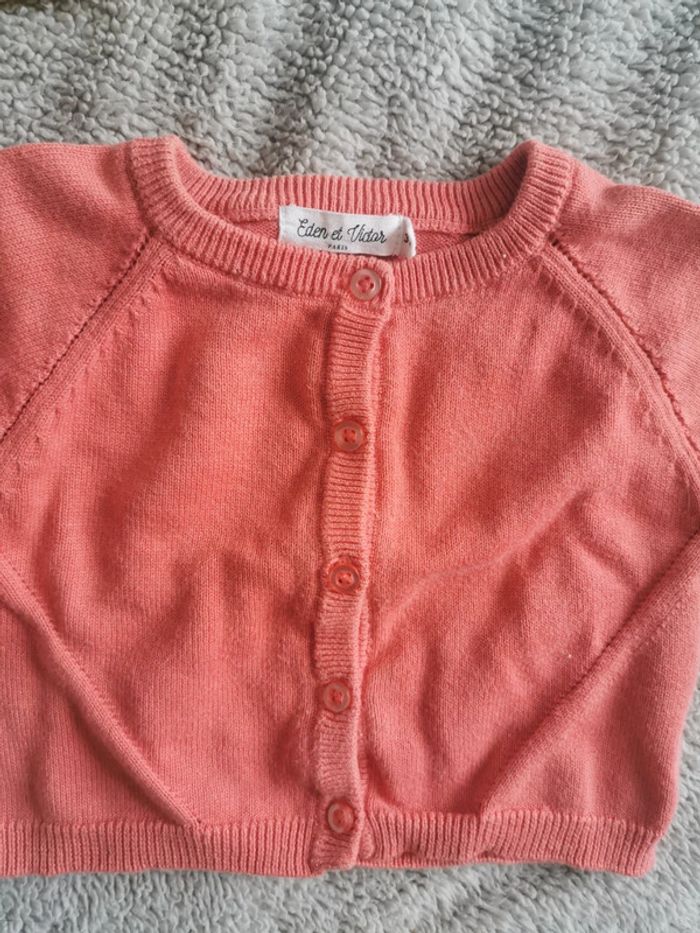 Lot de 2 gilets Little Cigogne 3 mois - photo numéro 2