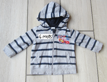 Veste a capuche "Cars"