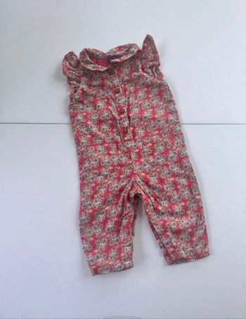 Combinaison sergent major  Très bon état  Taille 6 mois  Motif floral 🌸 vintage cachemire