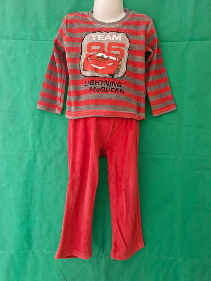 Pyjama 2 pièces 3 ans 94 cm Disney Cars Tissaia - photo numéro 2