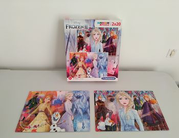 PUZZLES 20 Pièces FROZEN Reine des Neiges II Complets