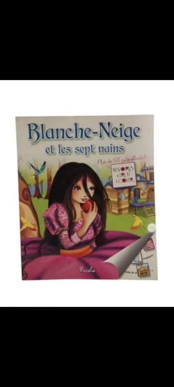 Livre blanche neige et les sept nains