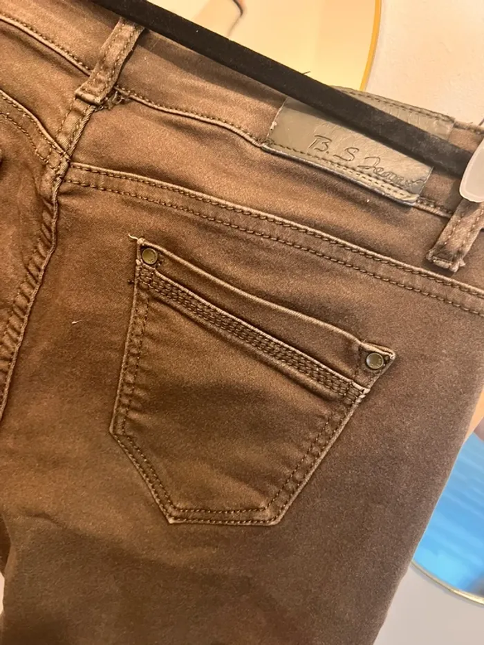 Jeans pantalon kaki - photo numéro 5