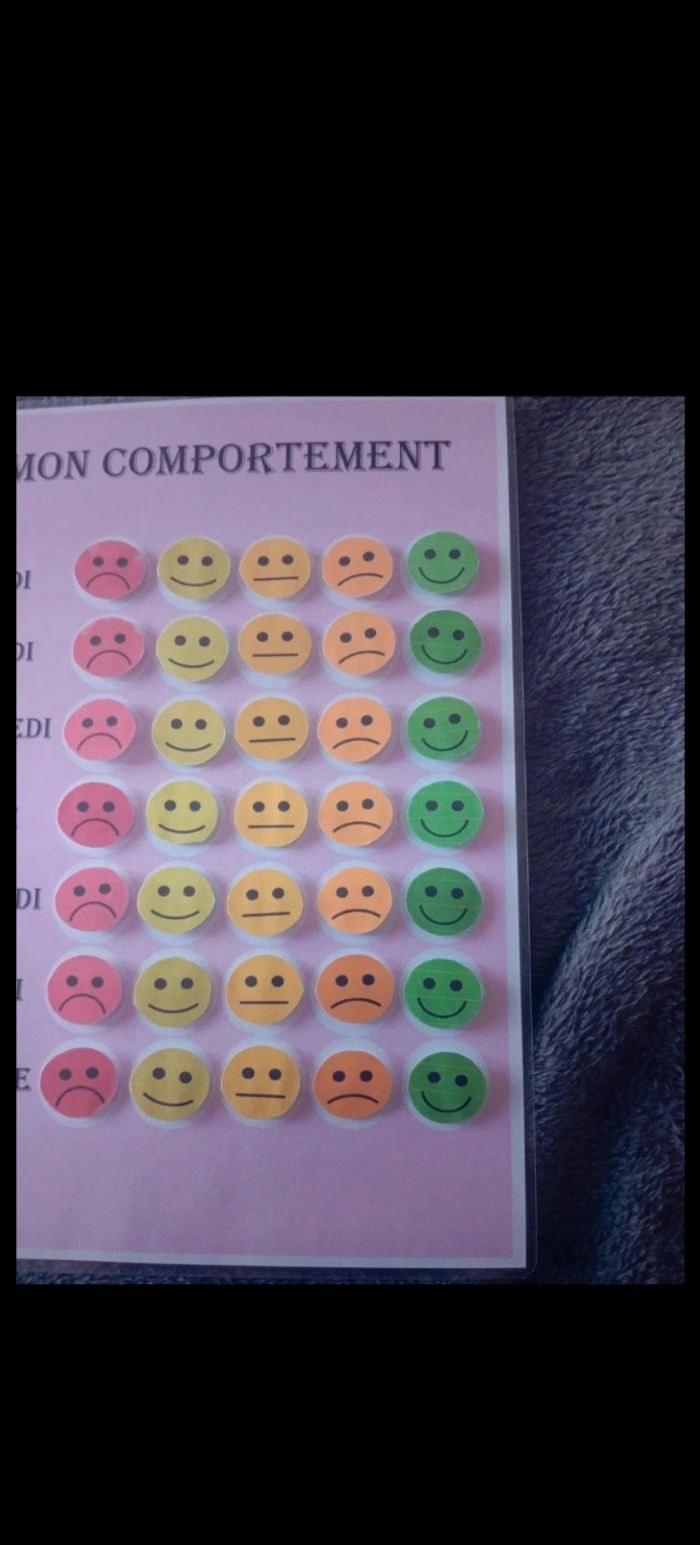Fiche conçu pour aider le comportement de votre fille - photo numéro 4