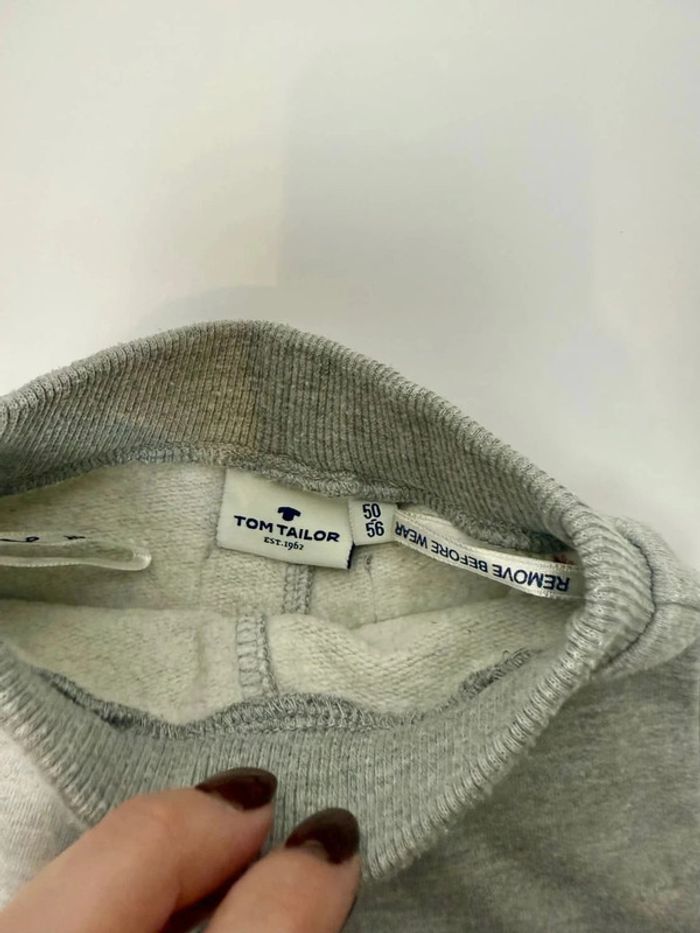 Pantalon jogging Tom Tailor bébé garçon gris taille 0-1 mois, 50-56 ccm - photo numéro 2