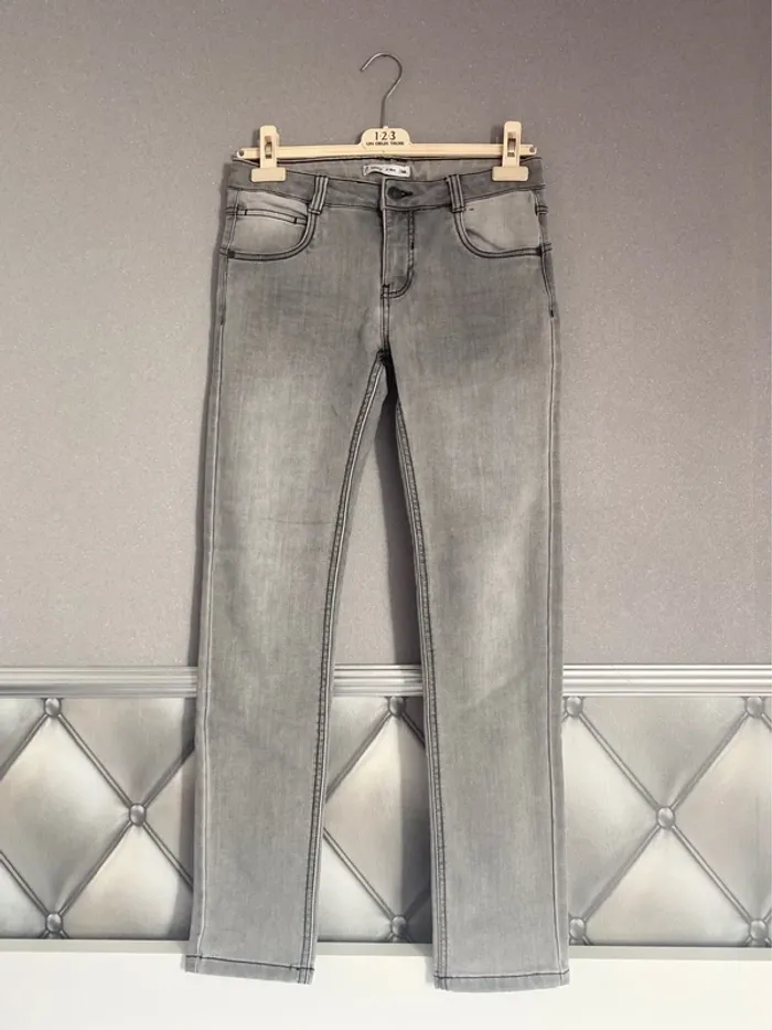 Jean gris Gémo Homme resserable