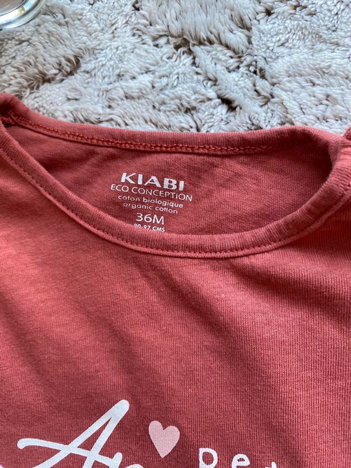 Joli t shirt Kiabi 36 mois - photo numéro 3