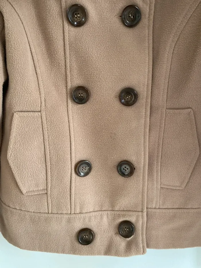 Manteau court pimkie camel - photo numéro 5