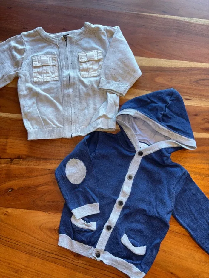 Lot gilet 12mois