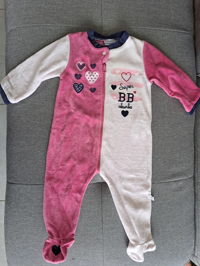 Pyjama velours Absorba 9m - photo numéro 3