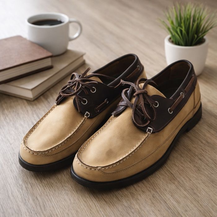 👞 Chaussures Bateau Bicolores - AIR FLY 👞 - photo numéro 1
