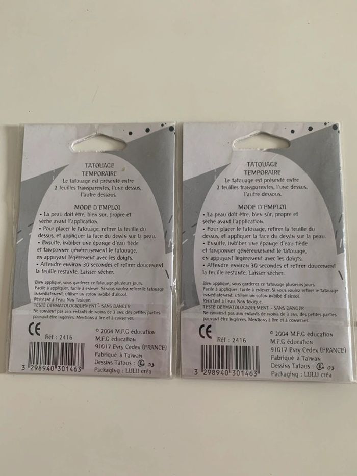 Tattoo Temporary x2 - photo numéro 2