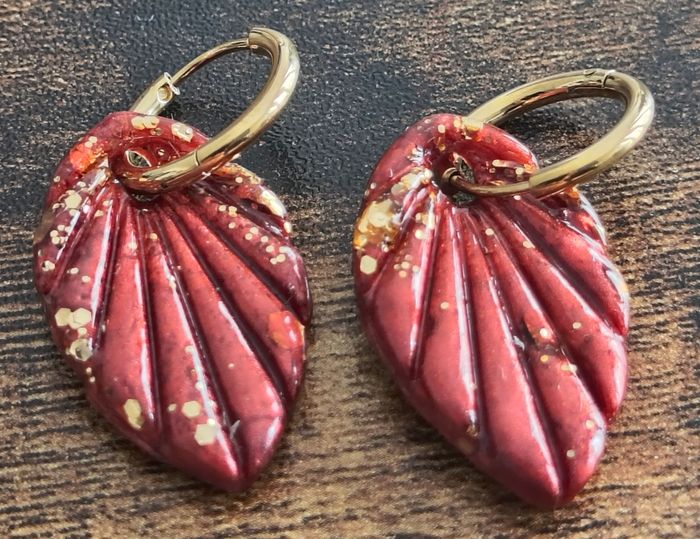 Boucles d'oreilles faites mains - photo numéro 2