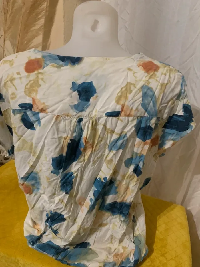 Blouse Tom Taylor écologie viscose taille 44 manches courtes - photo numéro 6