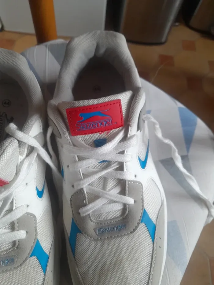Baskets homme multicolores à lacets – Slazenger blanc chine 44 - photo numéro 2