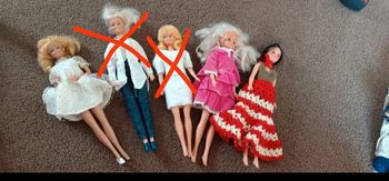 Lot 3 poupée barbie