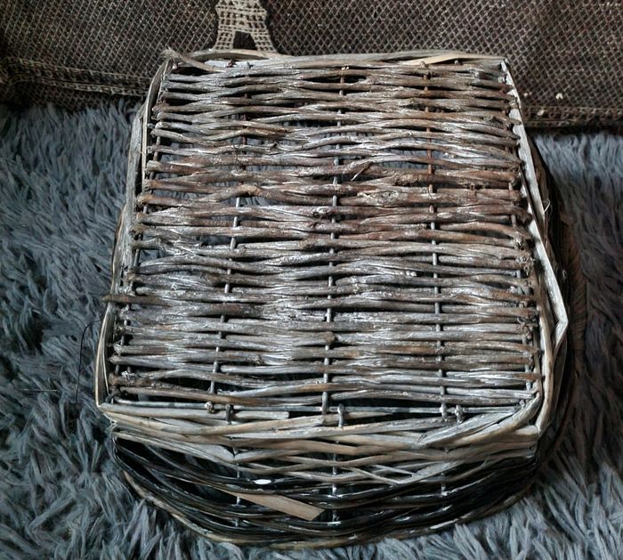 Corbeille en osier (panier) vintage - photo numéro 3