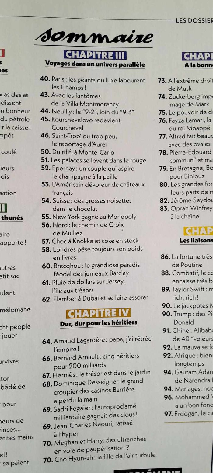 Les dossiers du canard enchaîné  N°172 juillet 2024 : 100 histoires d'ultrariches - - photo numéro 3