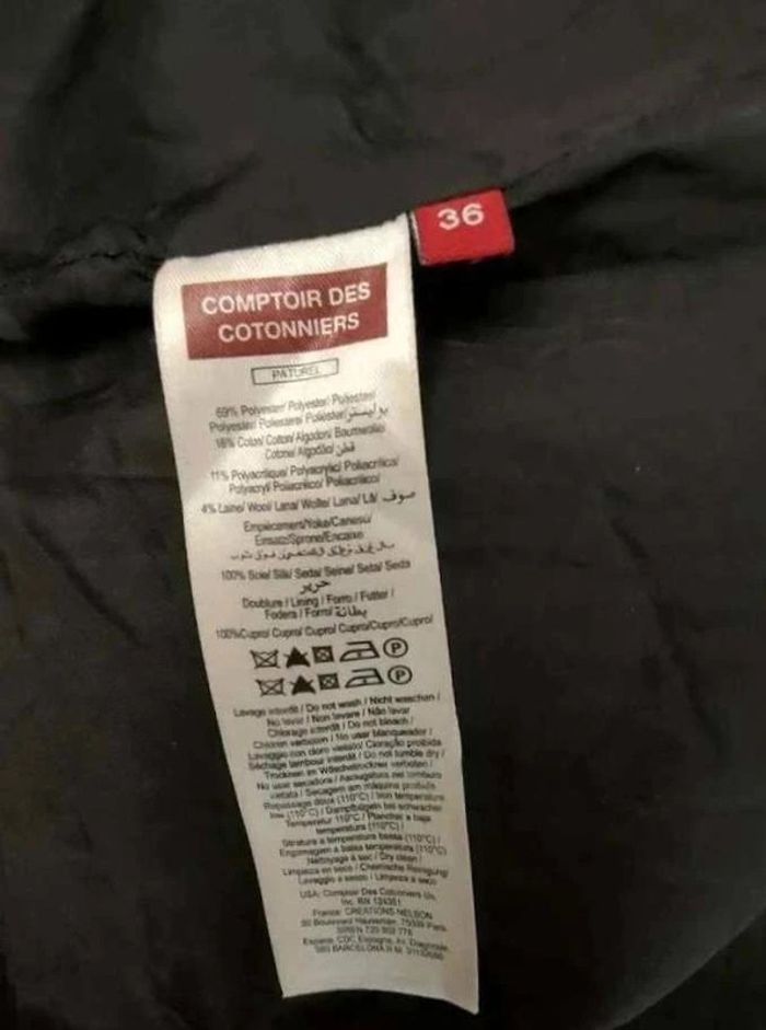 Robe  grise  chinée, détail  frangé,  chic et  décontractée - photo numéro 3