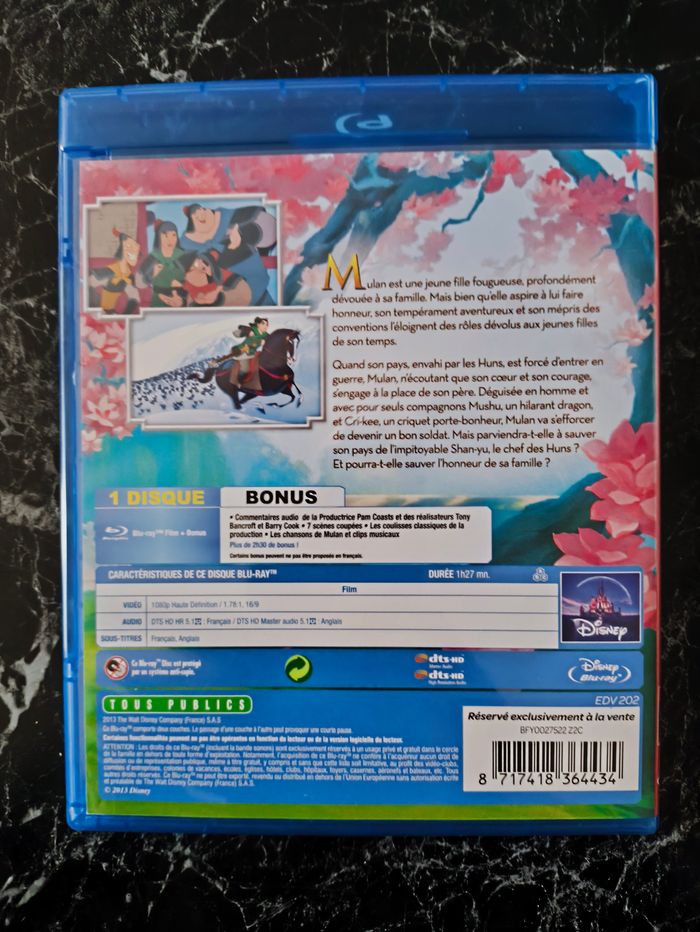 Mulan (n° 48) en Blu-ray - photo numéro 2