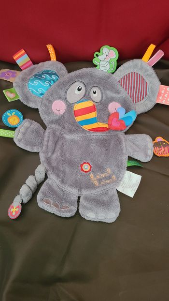Label Label - Doudou étiquettes Friends - Elephant