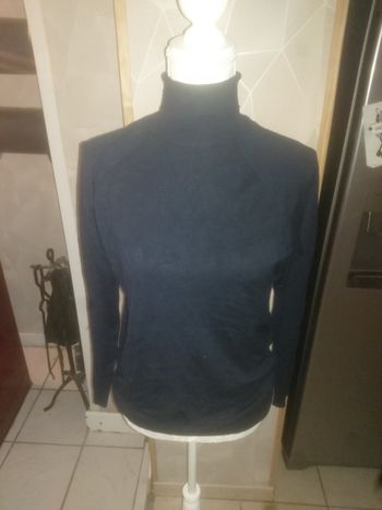 Pull col roulé