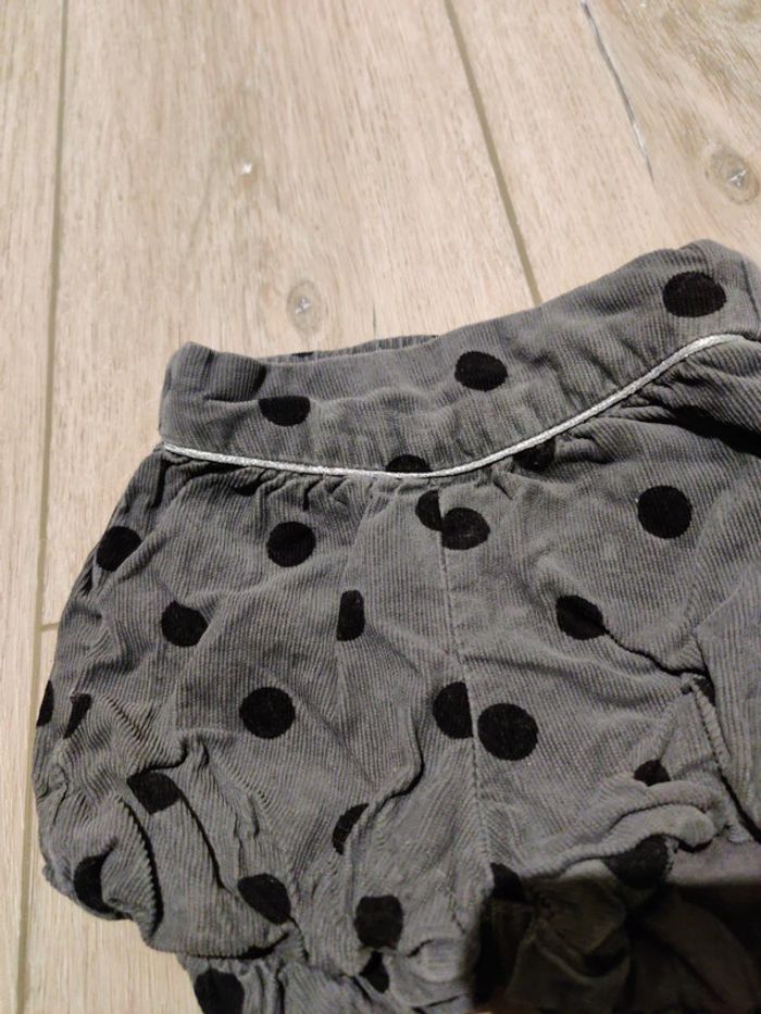 Ensemble Short velours gris - photo numéro 2
