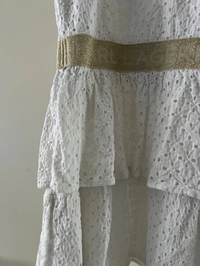 Robe blanche Karl Lagerfeld 14 ans ( xxs) - photo numéro 2