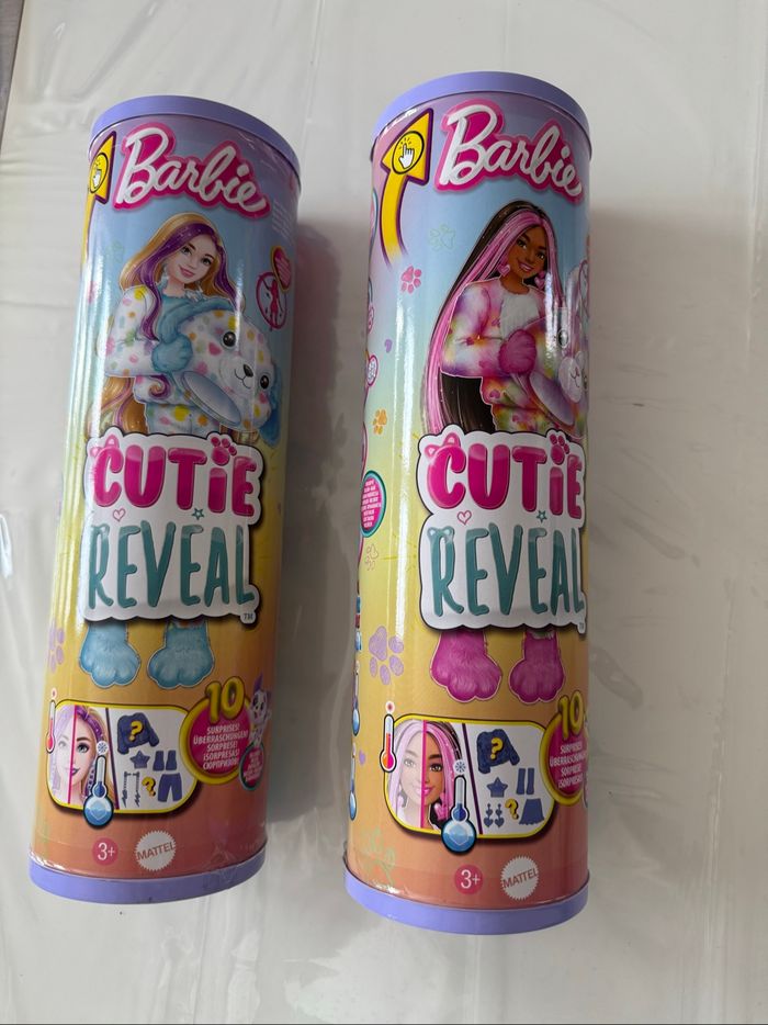 Lot 2 barbies cutie reveal