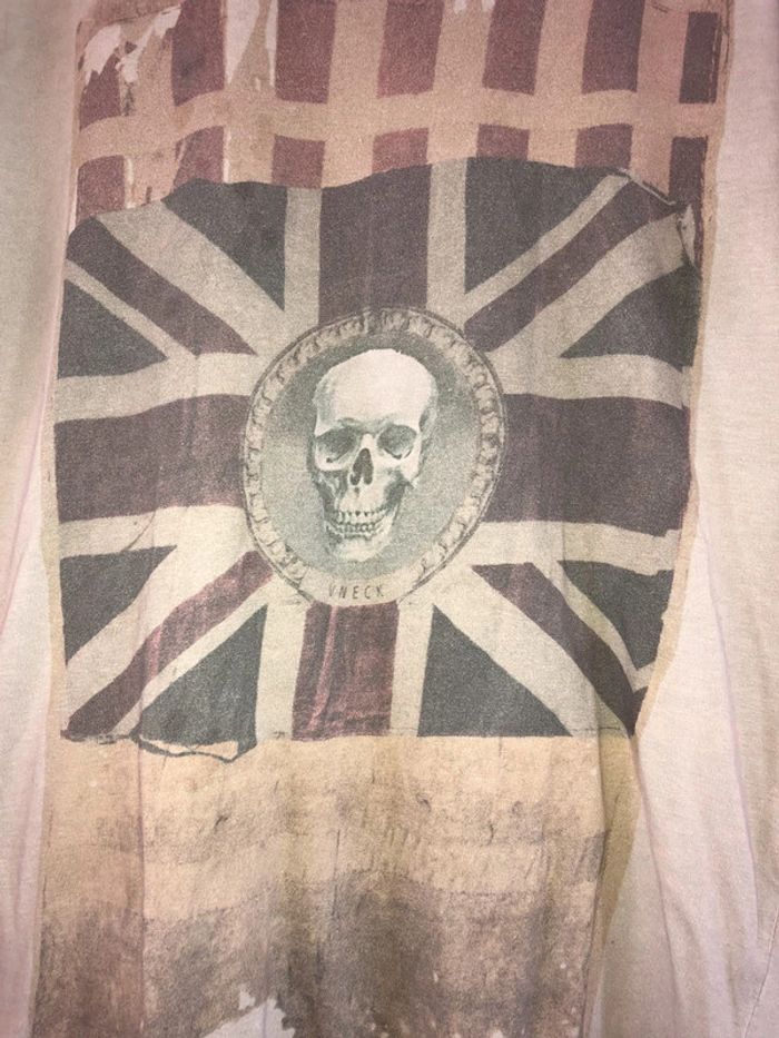 T-shirt skull kaki - photo numéro 2