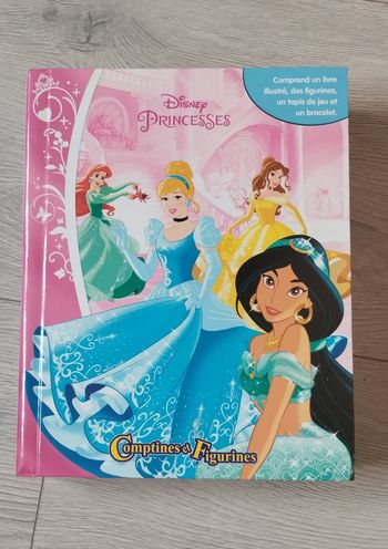 Livre comptines et figurines les princesses Disney 