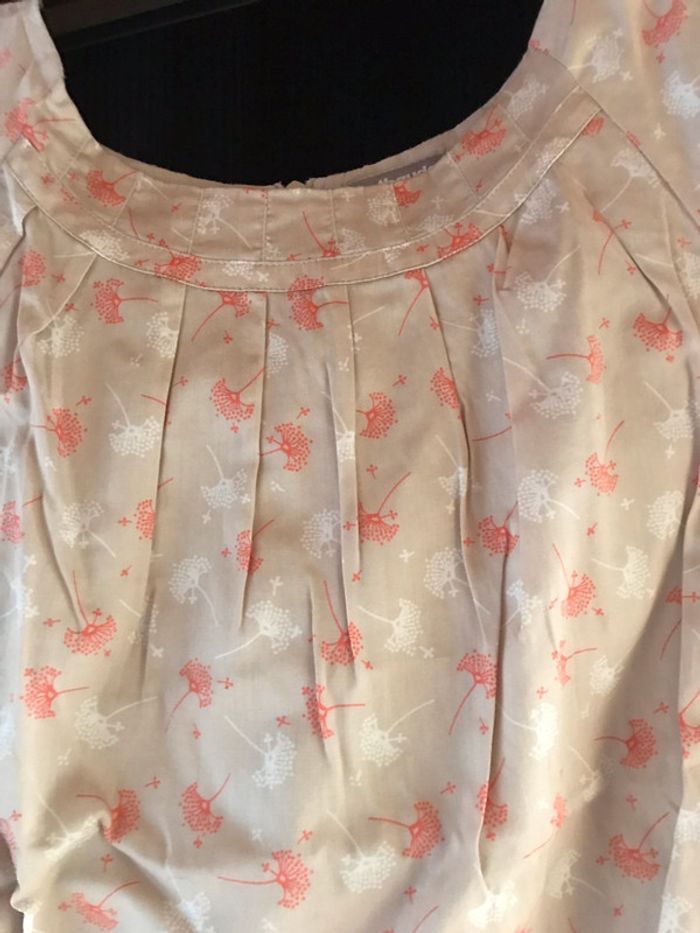 Chemisier Vert Baudet. 10 ans. Beige