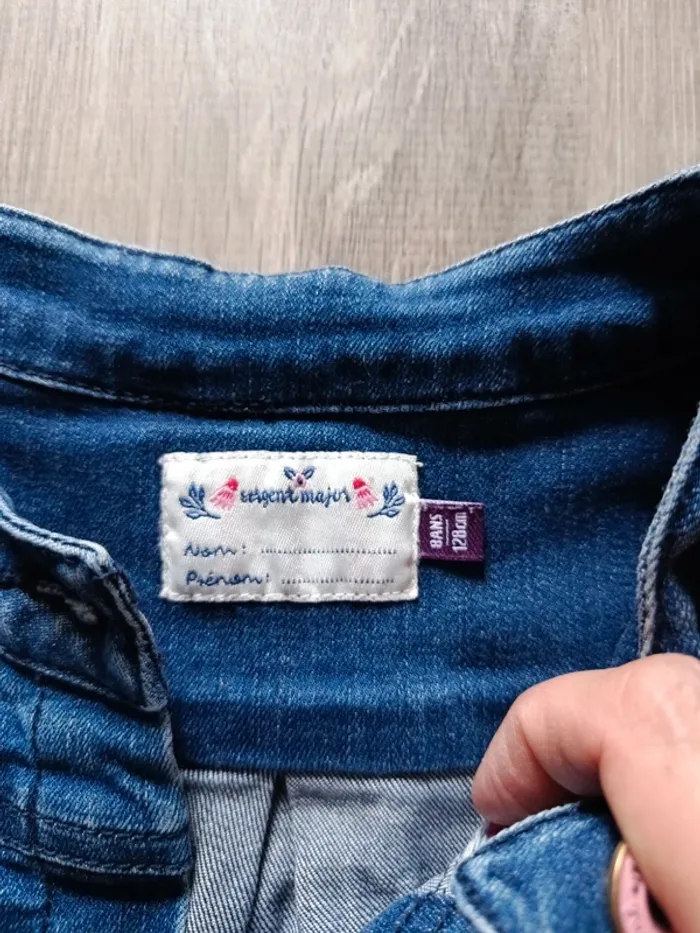 Veste en jean 8 ans - photo numéro 2