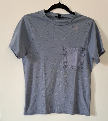 T-Shirt Jennyfer bleu motif lapin