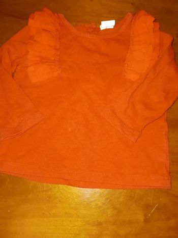 Tee-shirt rouge 12 mois h&m