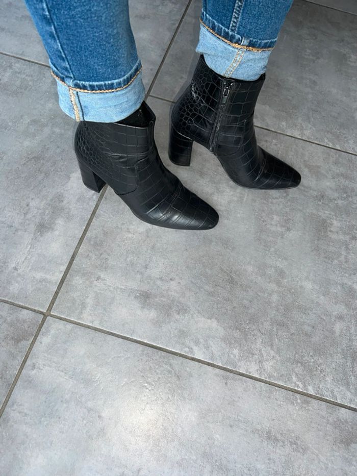 Bottines noires 37 Mango 🌸 - photo numéro 9