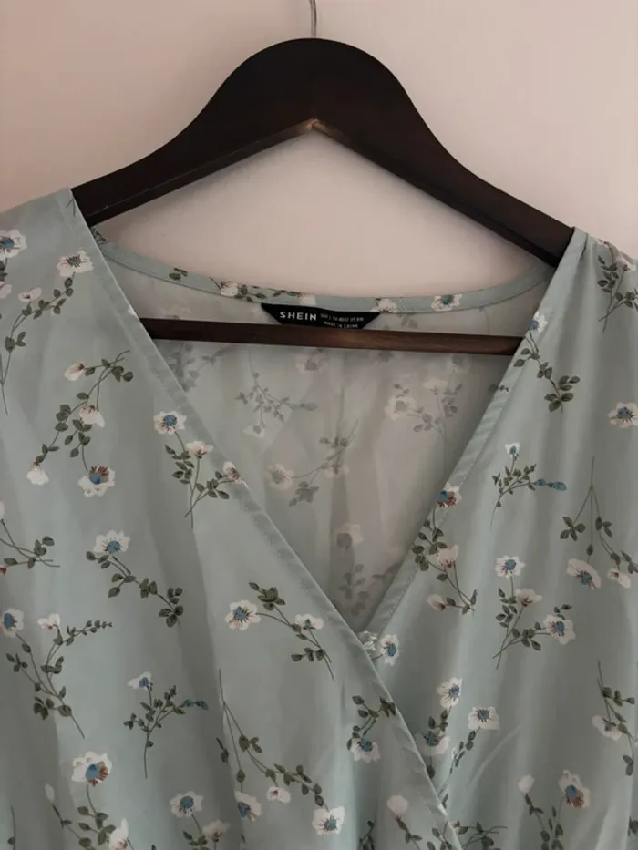 Robe longue vert d’eau - photo numéro 2