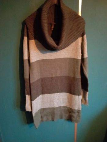 Robe pull rayée