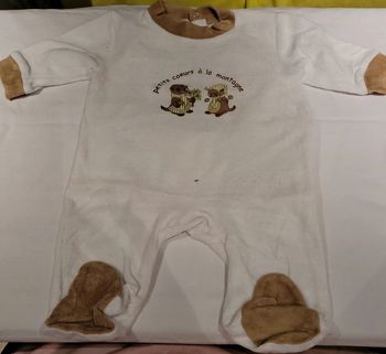 Pyjama velours 3mois