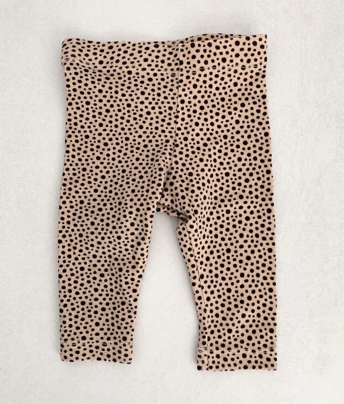 Caleçon legging léopard 1 mois