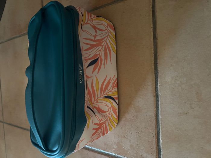 Trousse beauté feuillageà fermeture