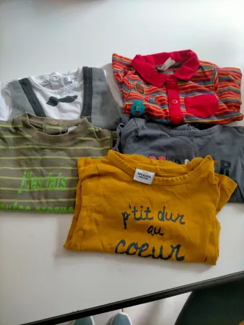 Lot tee-shirts garçon