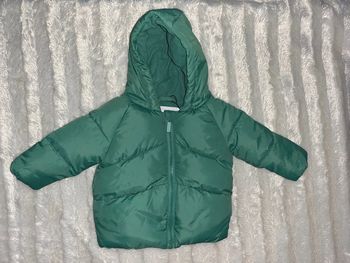 Doudoune avec intérieur polaire verte