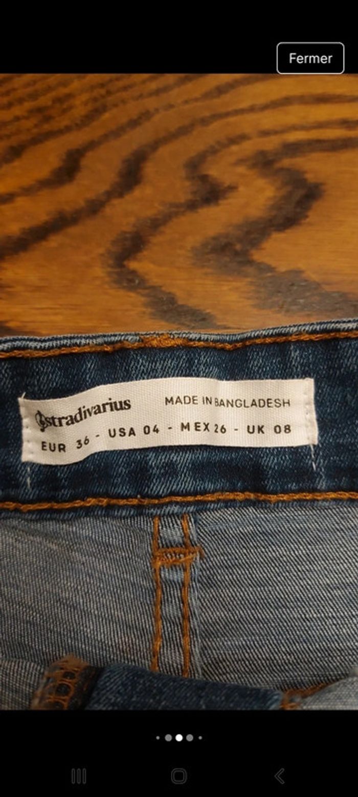 Mini Jupe en jeans Stradivarius eur 36 - photo numéro 9