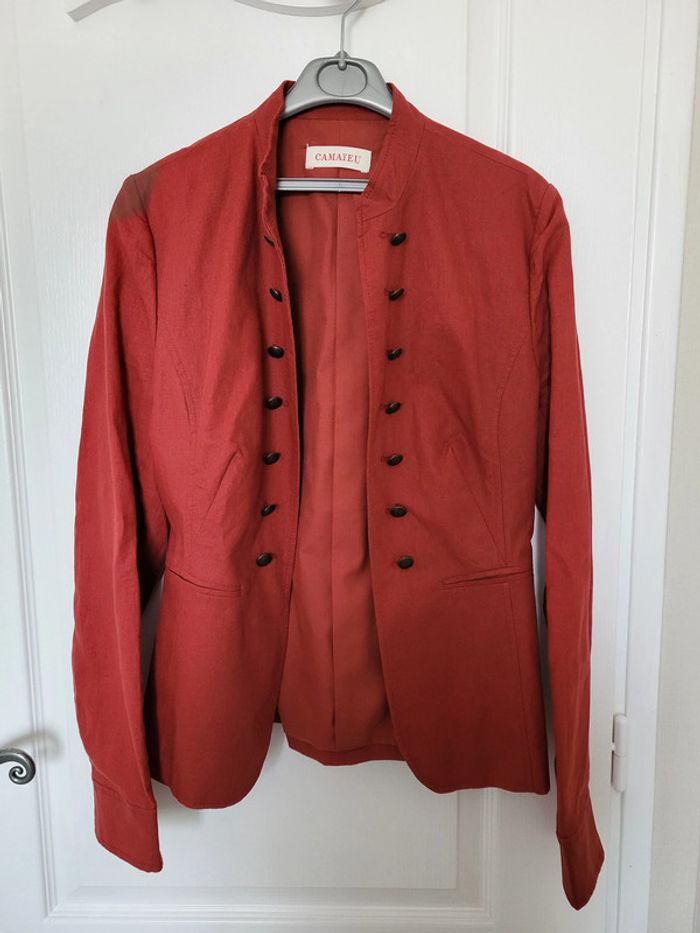 Veste rouille camaïeu - photo numéro 2