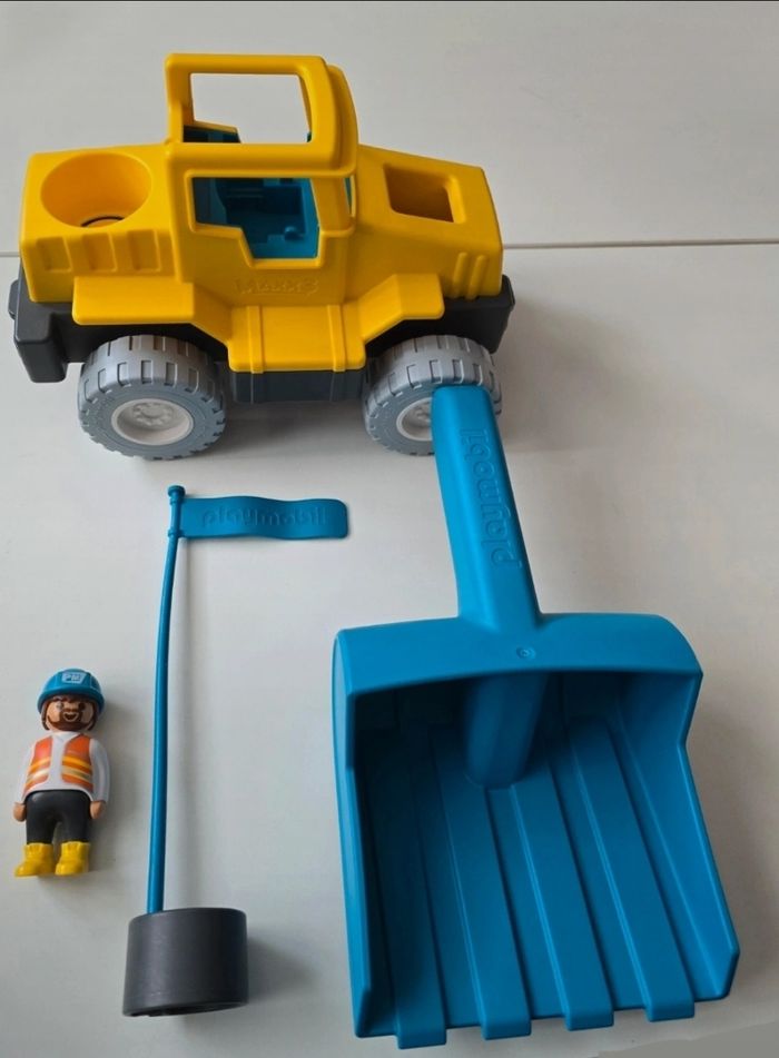 123 playmobil sand chargeur avec pelle 9145 complet - photo numéro 3