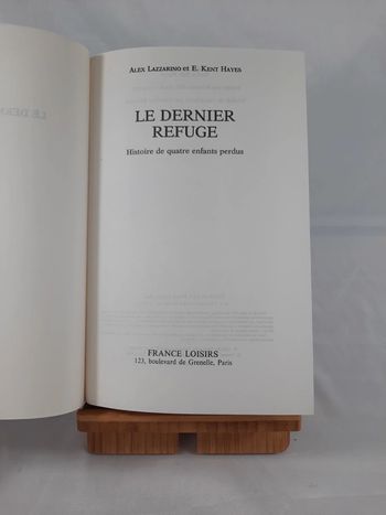 Alex Lazzarino et E. Kent Hayes, le dernier refuge,  C3